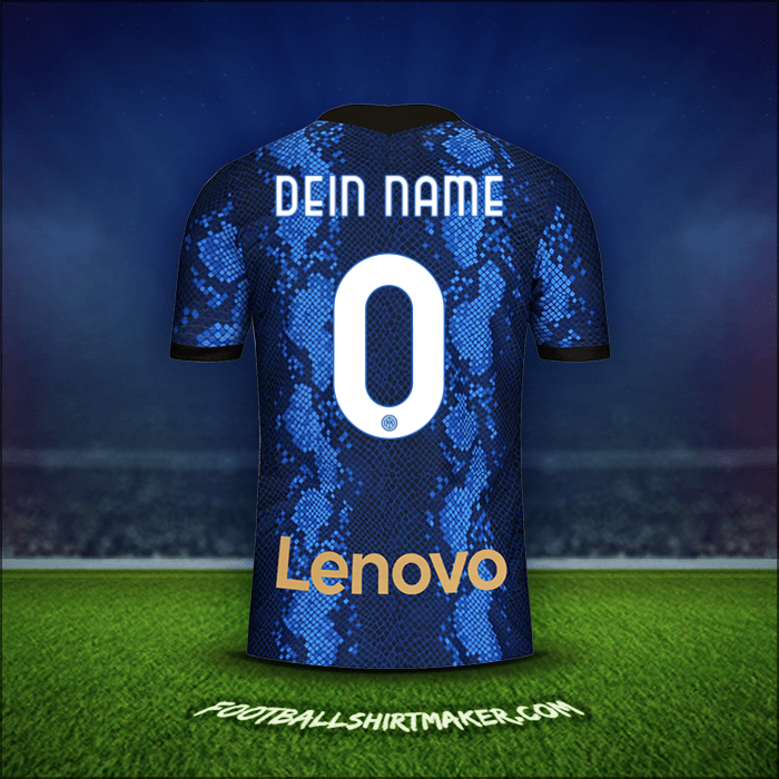 Trikot Inter 2021/2022 -  dein name - 0