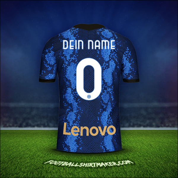 Trikot Inter 2021/2022 -  dein name - 0