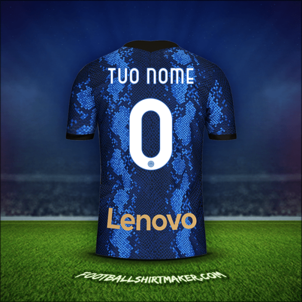 Maglia Inter 2021/2022 -  tuo nome - 0