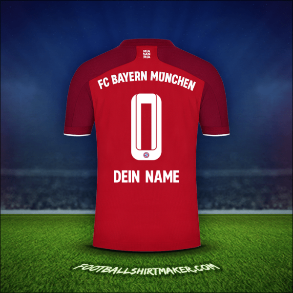 Trikot FC Bayern Munchen 2021/2022 -  dein name - 0