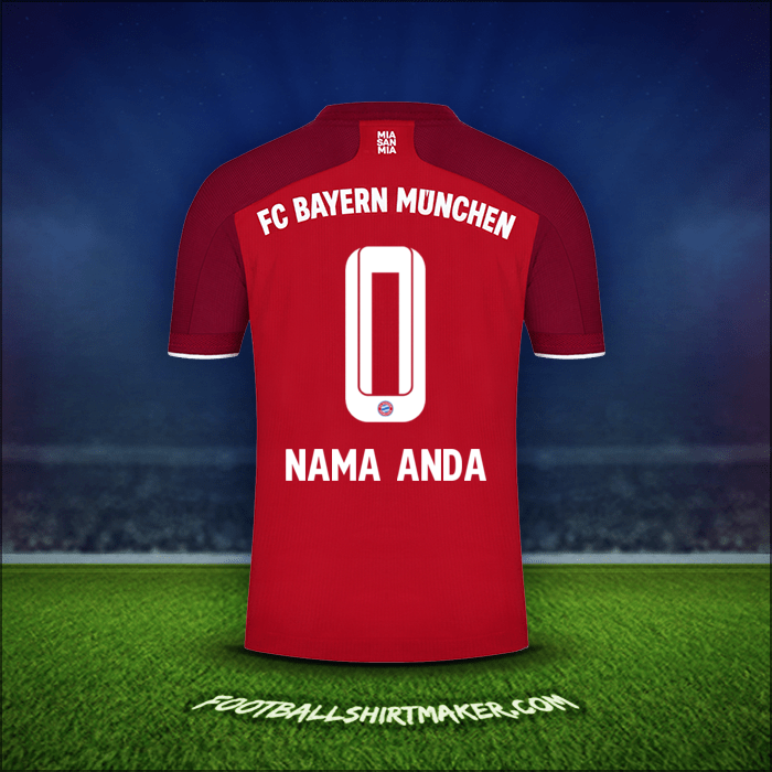 Jersey FC Bayern Munchen 2021/2022 -  nama anda - 0