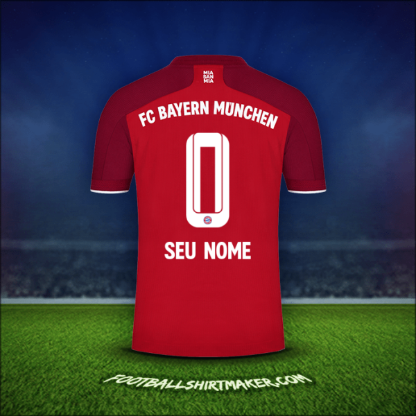 Camisa FC Bayern Munchen 2021/2022 -  seu nome - 0