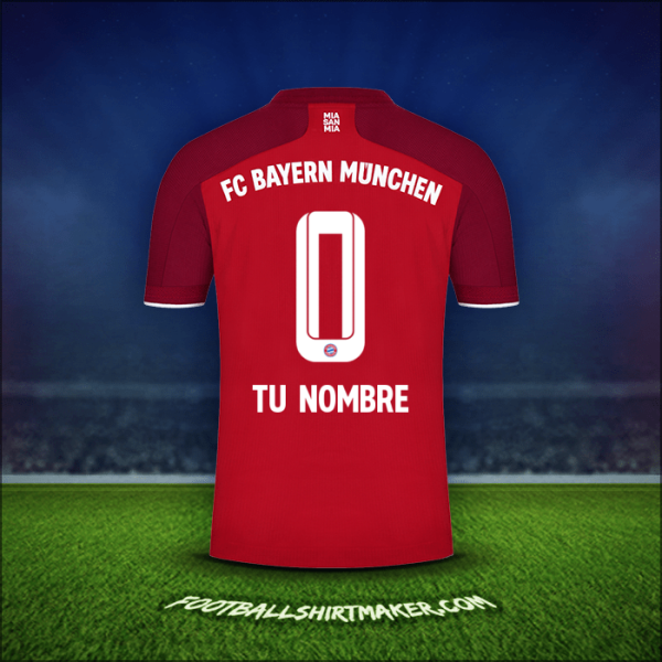 Camiseta FC Bayern Munchen 2021/2022 -  tu nombre - 0