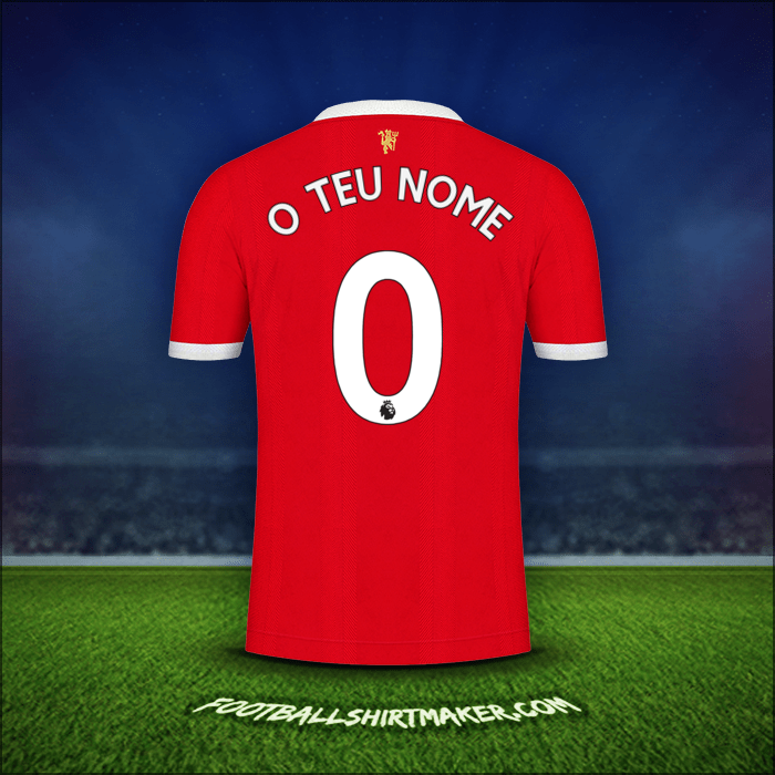 Camisola Manchester United 2021/2022 -  o teu nome - 0
