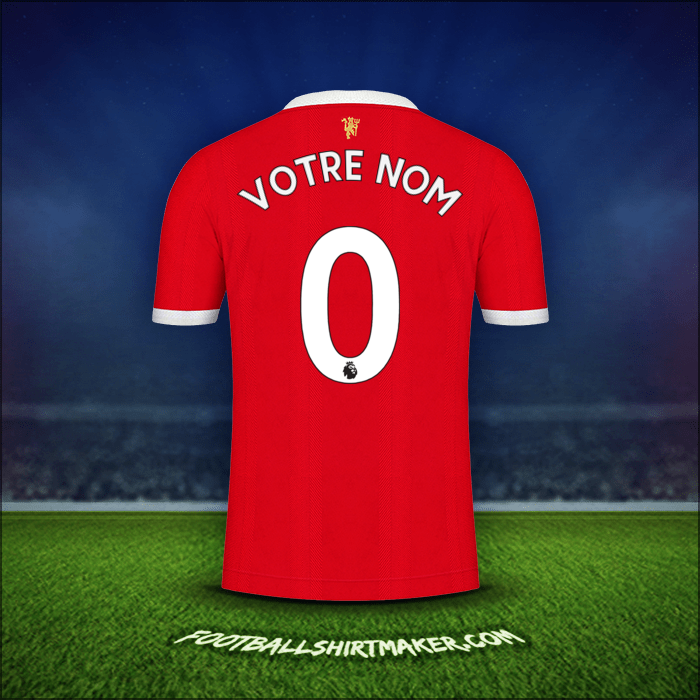Maillot Manchester United 2021/2022 -  votre nom - 0