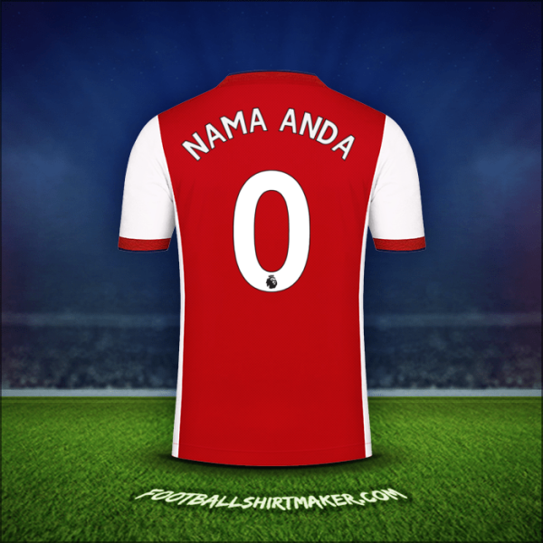 Jersey Arsenal 2021/2022 -  nama anda - 0