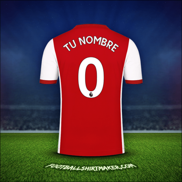 Jersey Arsenal 2021/2022 -  tu nombre - 0