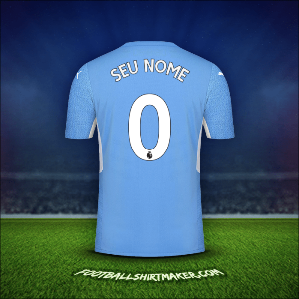 Camisa Manchester City 2021/2022 -  seu nome - 0