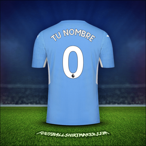Camiseta Manchester City 2021/2022 -  tu nombre - 0