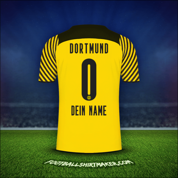Trikot Borussia Dortmund 2021/2022 -  dein name - 0