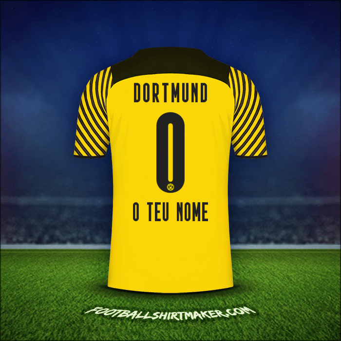 Camisola Borussia Dortmund 2021/2022 -  o teu nome - 0