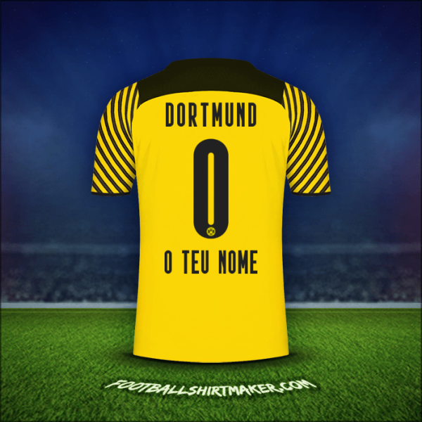 Camisola Borussia Dortmund 2021/2022 -  o teu nome - 0