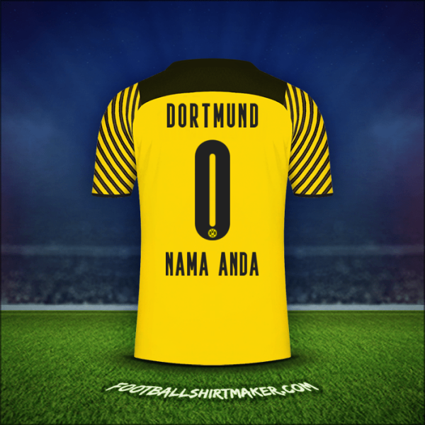 Jersey Borussia Dortmund 2021/2022 -  nama anda - 0