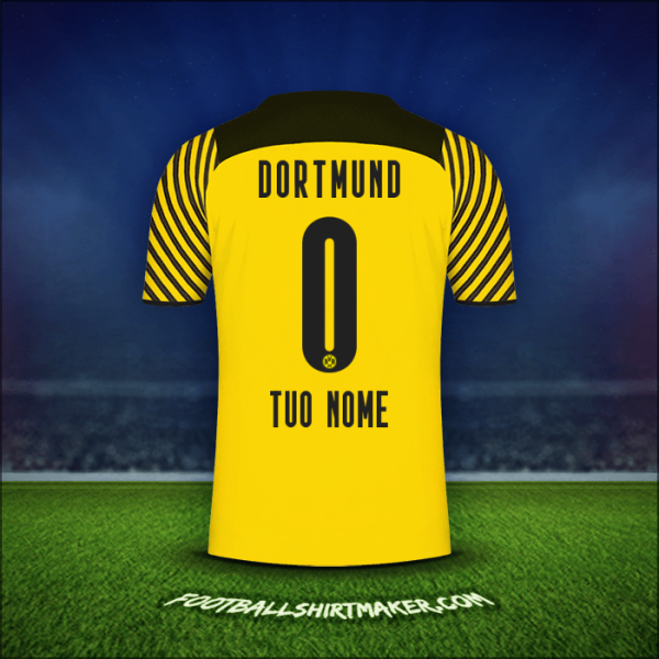 Maglia Borussia Dortmund 2021/2022 -  tuo nome - 0