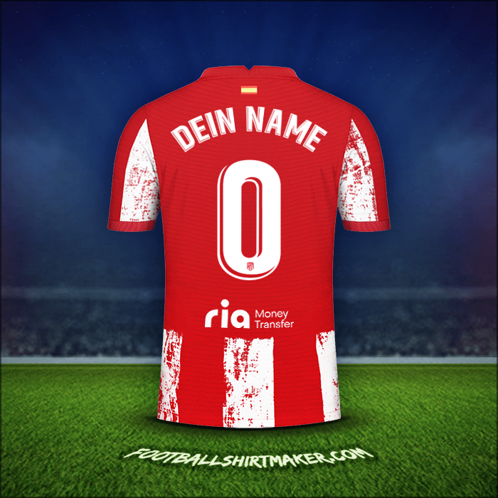 Trikot Atletico Madrid 2021/2022 -  dein name - 0