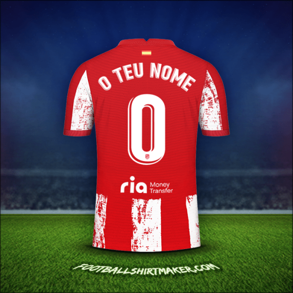 Camisola Atletico Madrid 2021/2022 -  o teu nome - 0