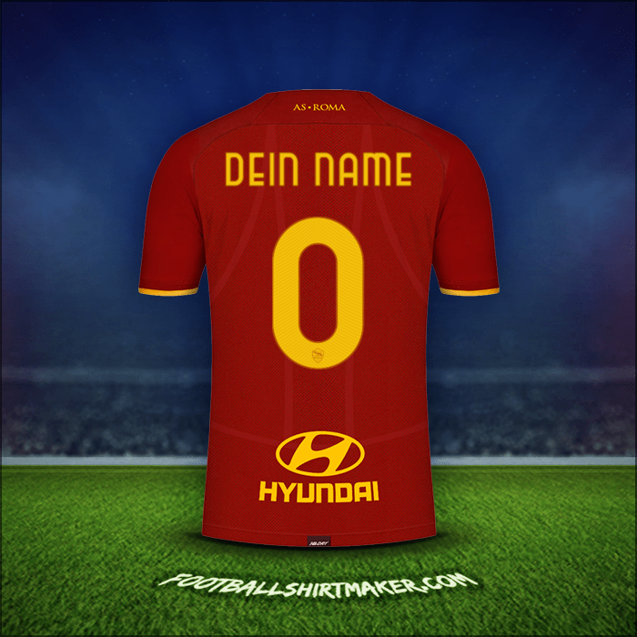 Trikot AS Roma 2021/2022 -  dein name - 0