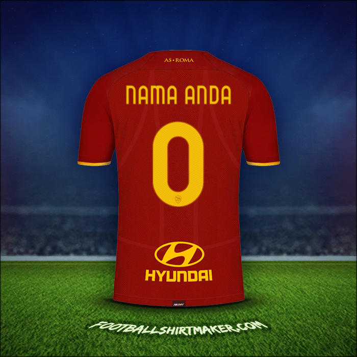 Jersey AS Roma 2021/2022 -  nama anda - 0