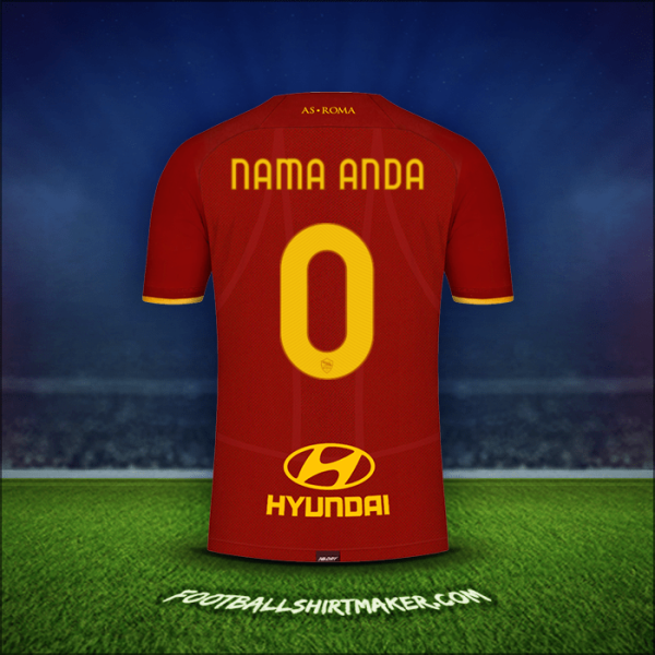 Jersey AS Roma 2021/2022 -  nama anda - 0