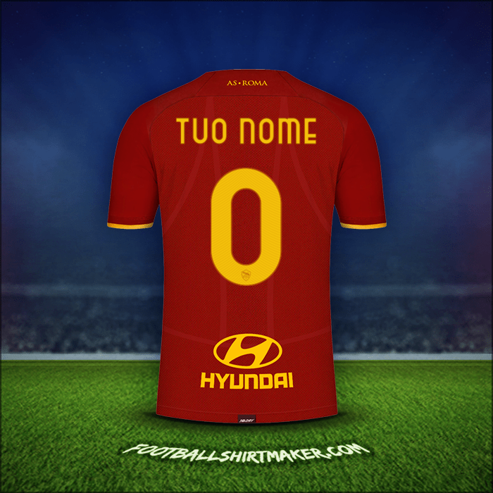 Maglia AS Roma 2021/2022 -  tuo nome - 0