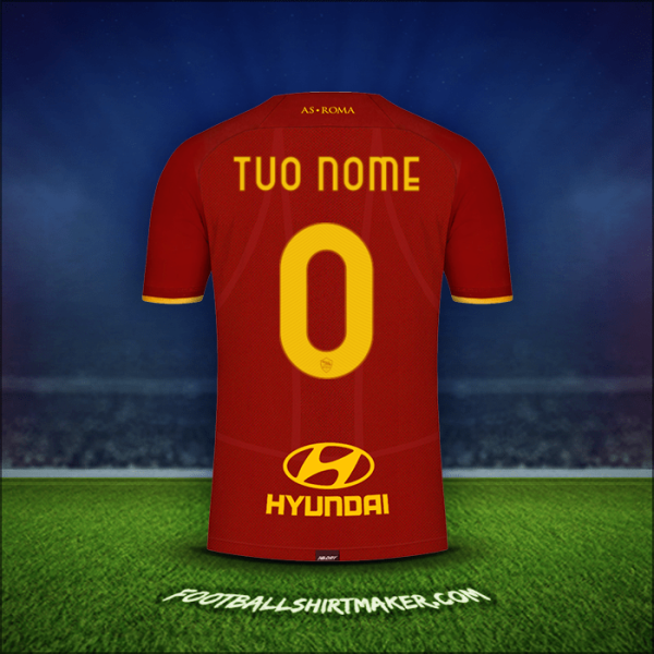 Maglia AS Roma 2021/2022 -  tuo nome - 0