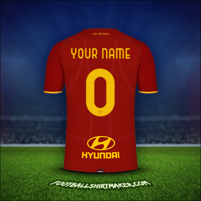 Jersey AS Roma 2021/2022 -  your name - 0