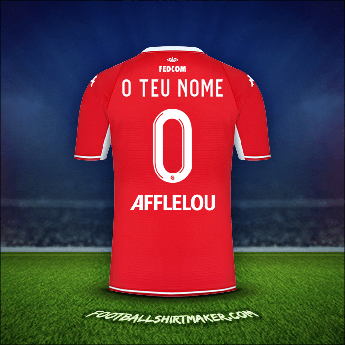 Camisola As Monaco 2021/2022 -  o teu nome - 0