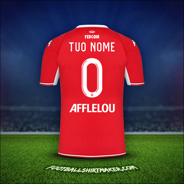Maglia As Monaco 2021/2022 -  tuo nome - 0