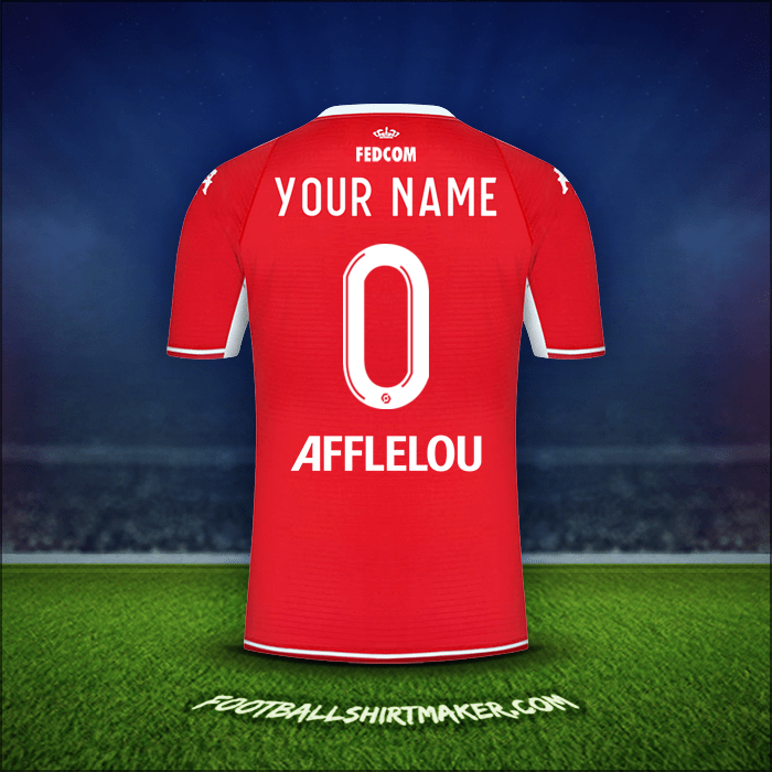 Jersey As Monaco 2021/2022 -  your name - 0