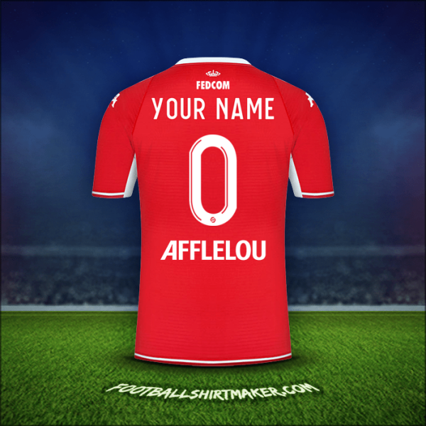 Shirt As Monaco 2021/2022 -  your name - 0