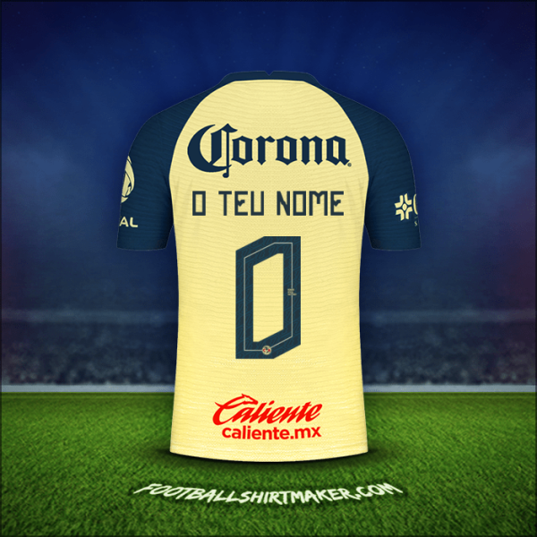 Camisola Club America 2021/2022 -  o teu nome - 0