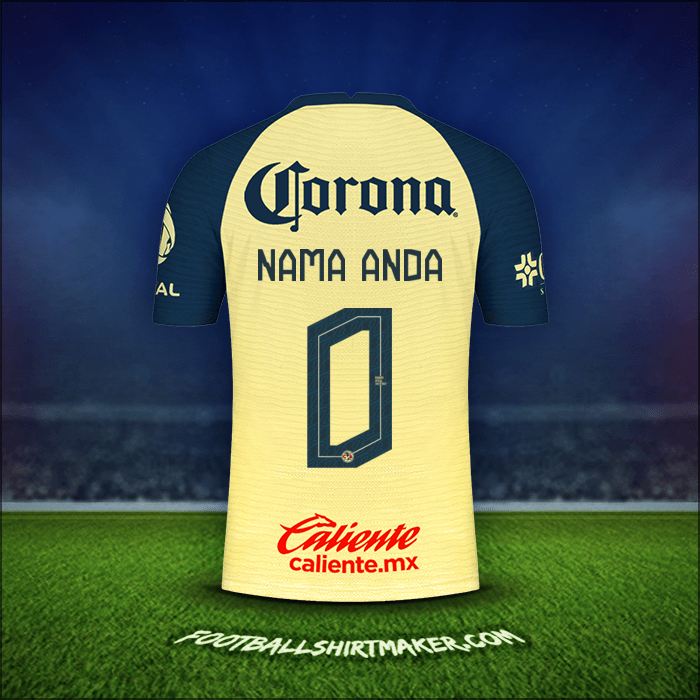 Jersey Club America 2021/2022 -  nama anda - 0