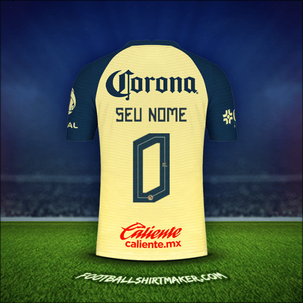 Camisa Club America 2021/2022 -  seu nome - 0