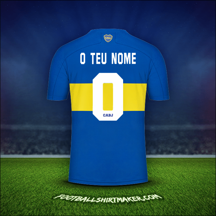 Camisola Boca Juniors 2021/2022 -  o teu nome - 0