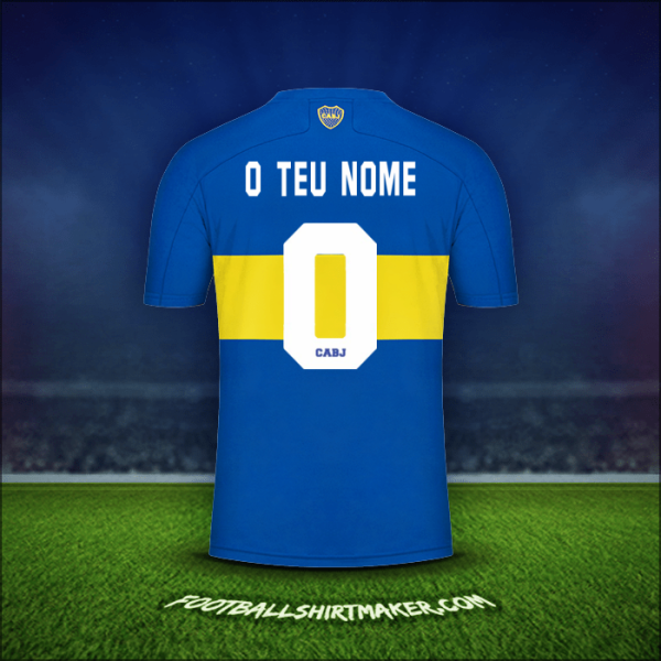 Camisola Boca Juniors 2021/2022 -  o teu nome - 0