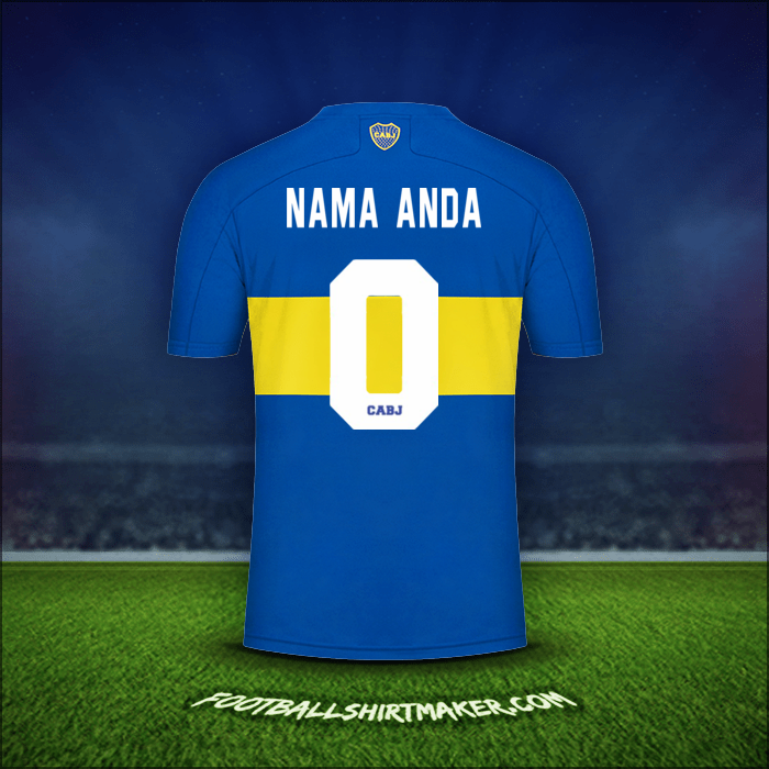 Jersey Boca Juniors 2021/2022 -  nama anda - 0