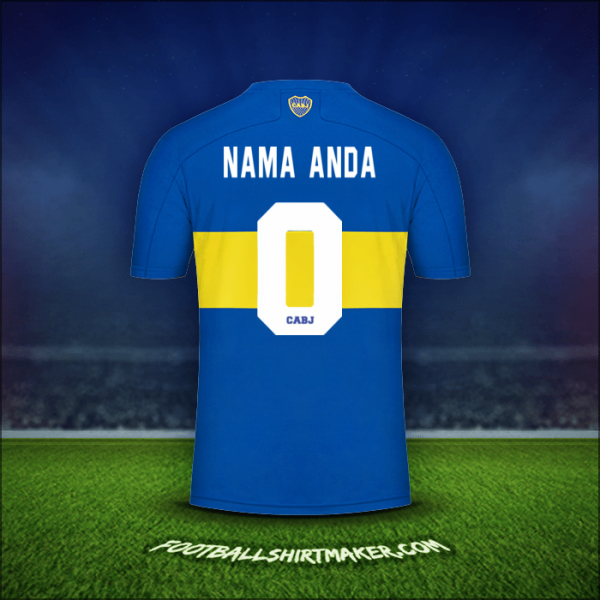 Jersey Boca Juniors 2021/2022 -  nama anda - 0