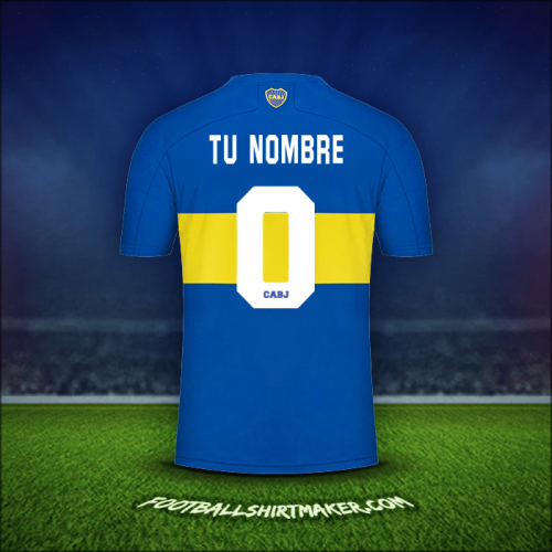 Jersey Boca Juniors 2021/2022 -  tu nombre - 0
