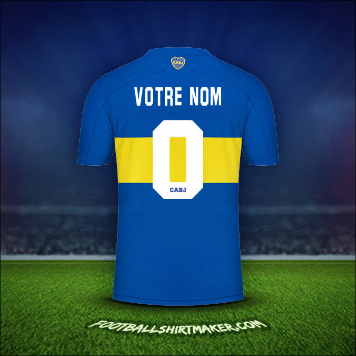 Maillot Boca Juniors 2021/2022 -  votre nom - 0