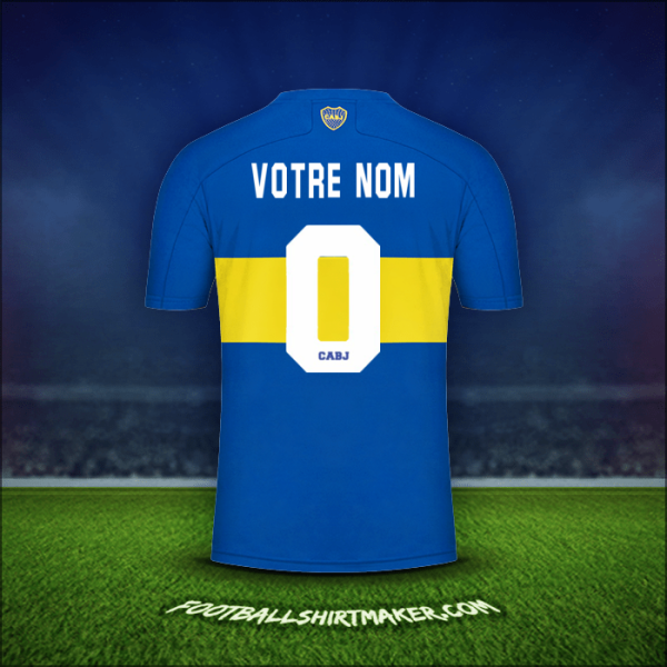 Maillot Boca Juniors 2021/2022 -  votre nom - 0