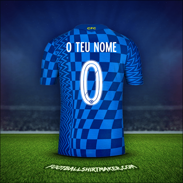 Camisola Chelsea Cup 2021/2022 -  o teu nome - 0