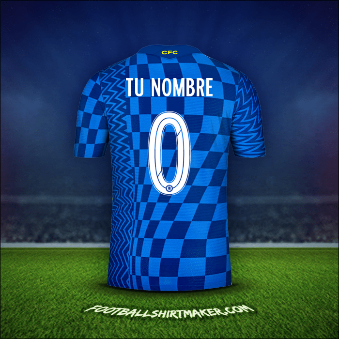 Camiseta Chelsea Cup 2021/2022 -  tu nombre - 0
