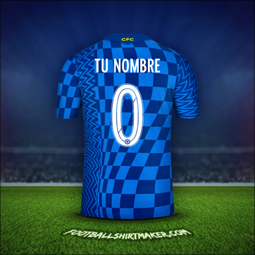 Jersey Chelsea Cup 2021/2022 -  tu nombre - 0