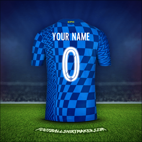 Jersey Chelsea Cup 2021/2022 -  your name - 0