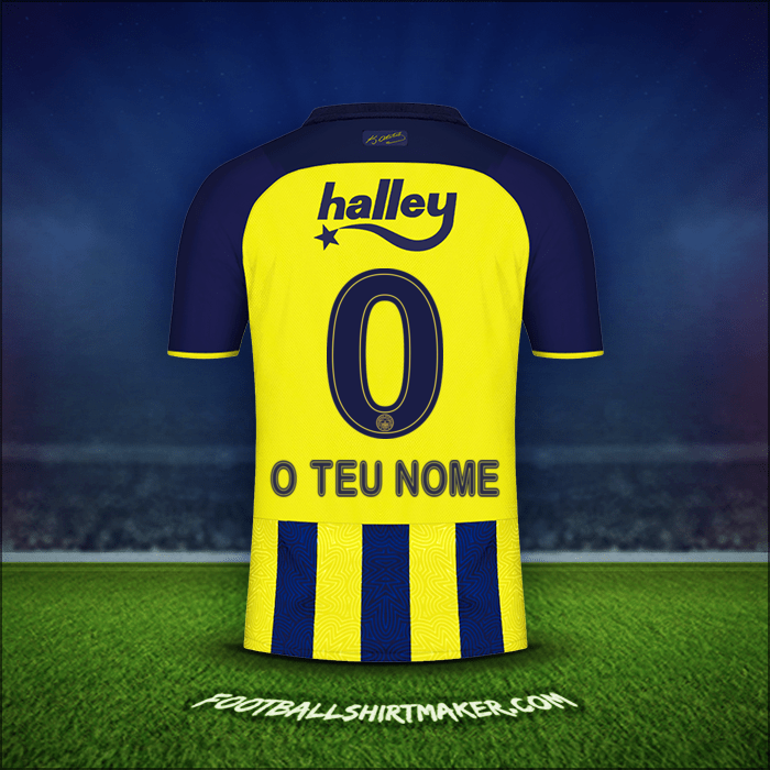 Camisola Fenerbahce SK 2021/2022 -  o teu nome - 0