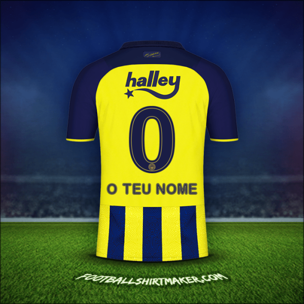 Camisola Fenerbahce SK 2021/2022 -  o teu nome - 0