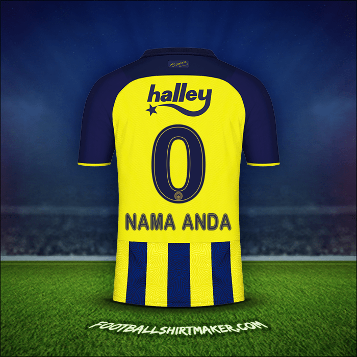 Jersey Fenerbahce SK 2021/2022 -  nama anda - 0