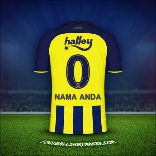 Jersey Fenerbahce SK 2021/2022 -  nama anda - 0