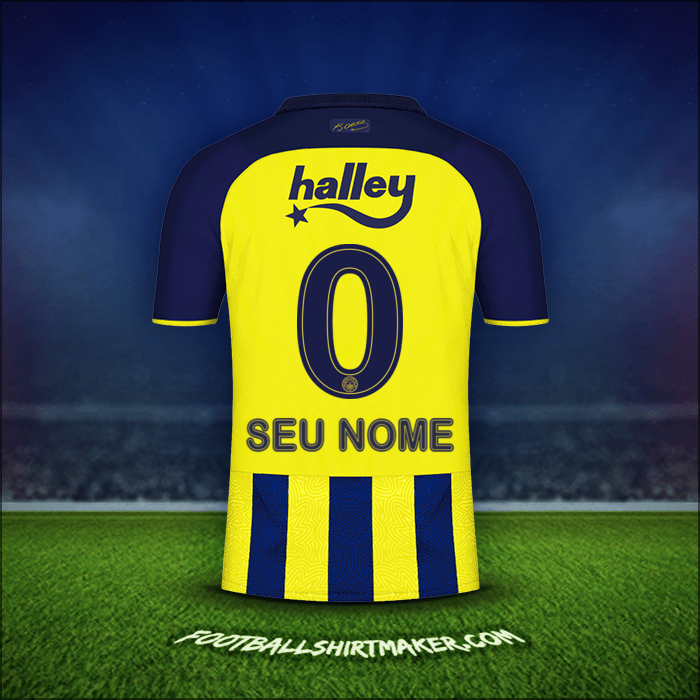 Camisa Fenerbahce SK 2021/2022 -  seu nome - 0