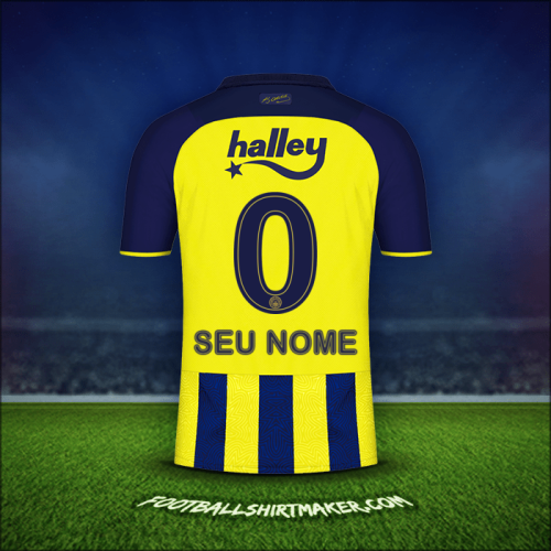 Camisa Fenerbahce SK 2021/2022 -  seu nome - 0